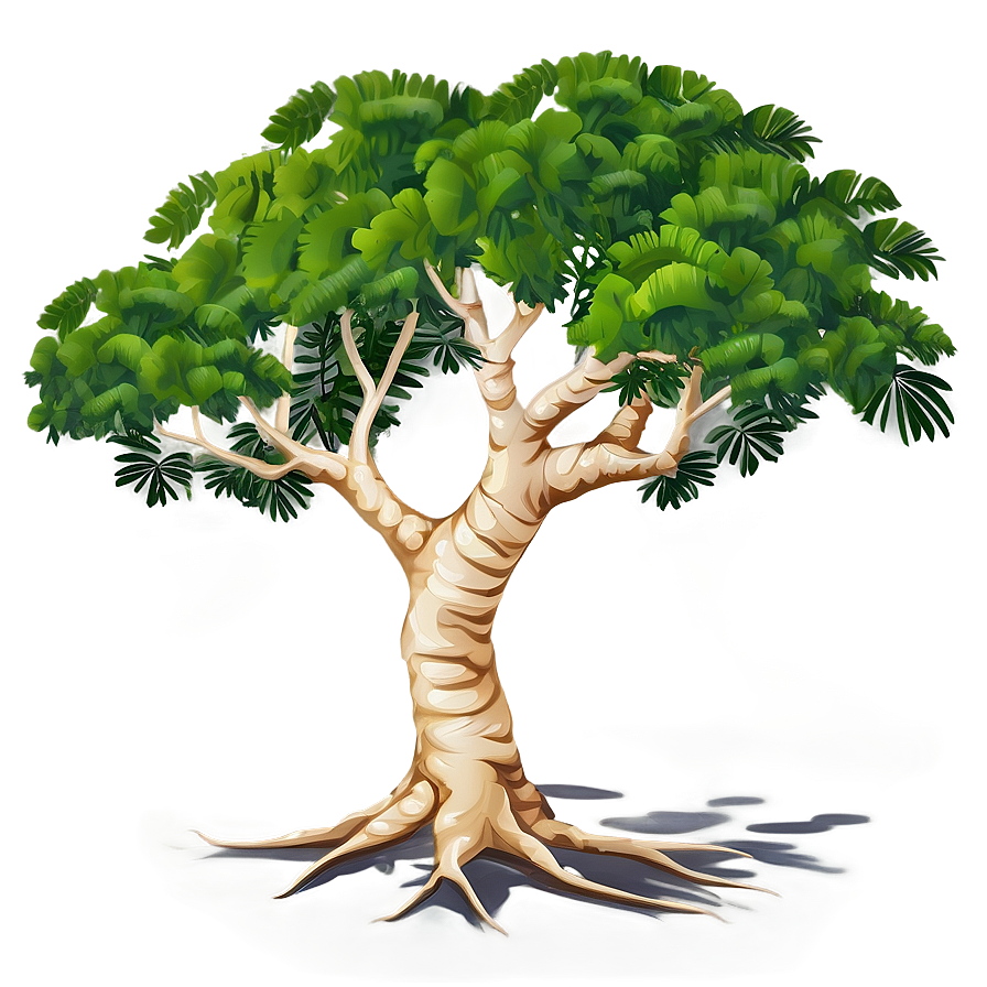 Acacia Tree Vector Art Png 24 PNG Image