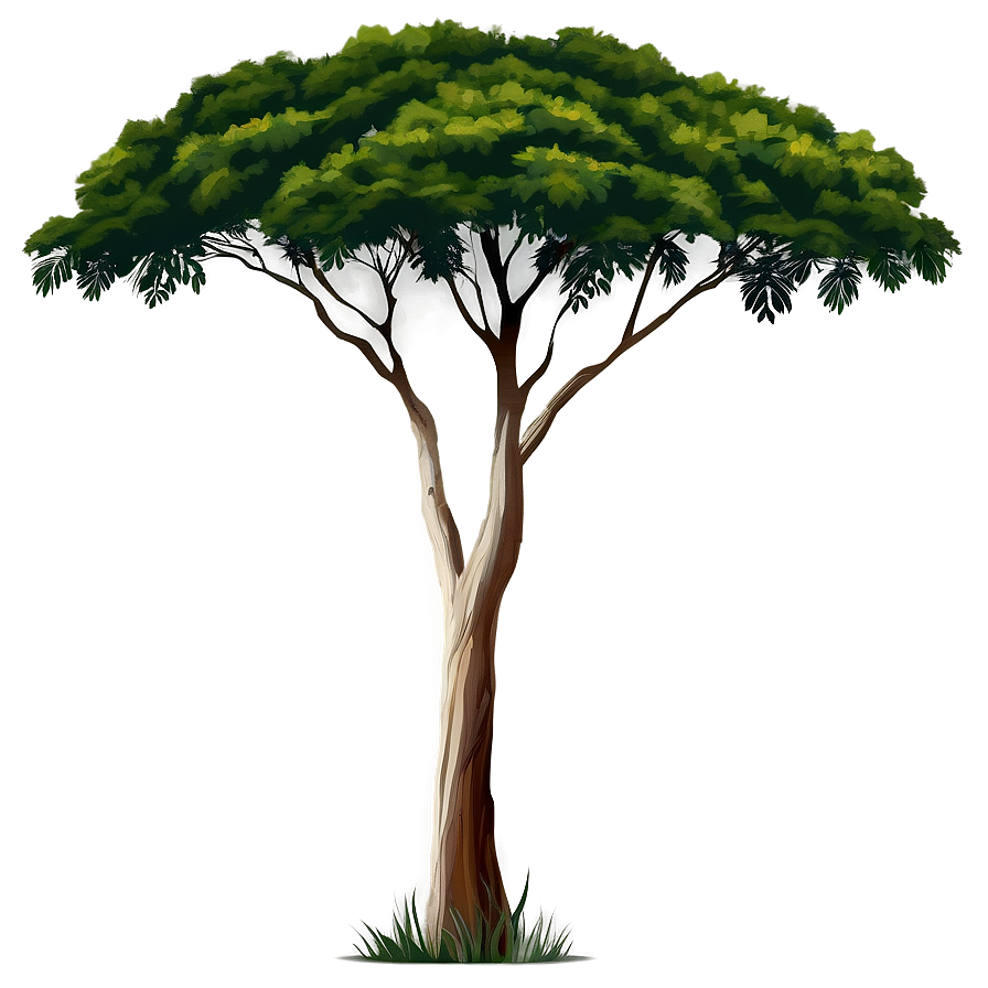 Acacia Tree Vector Art Png Fpw67 PNG Image