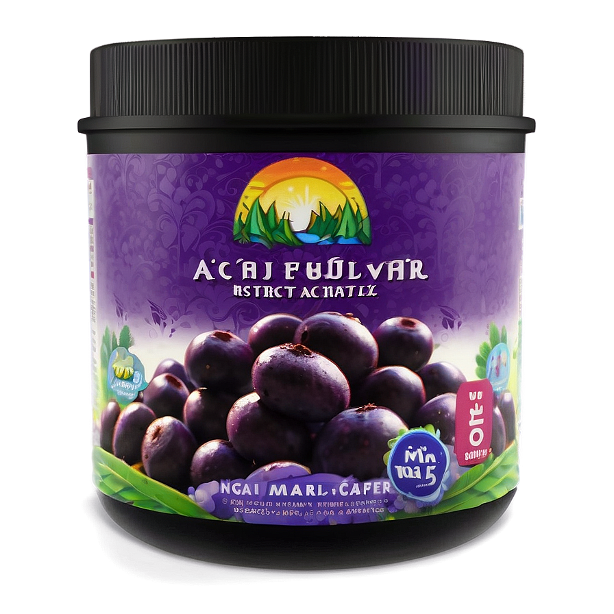 Acai Powder Mix Png 06252024 PNG Image