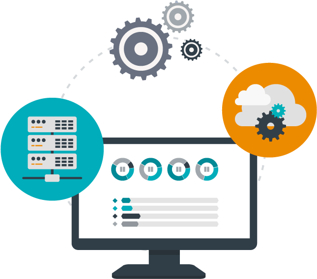 Accounting Data Processing Illustration PNG Image