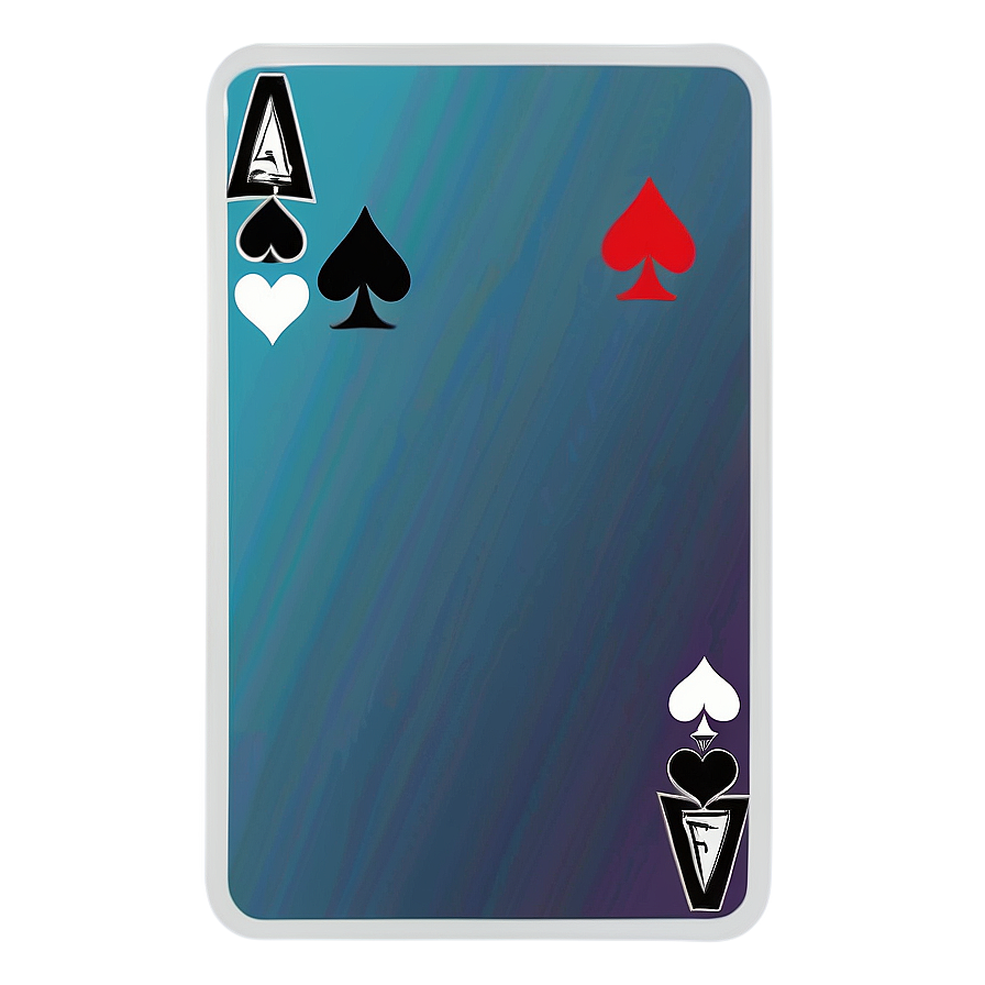 Ace Card Outline Png Ijo PNG Image