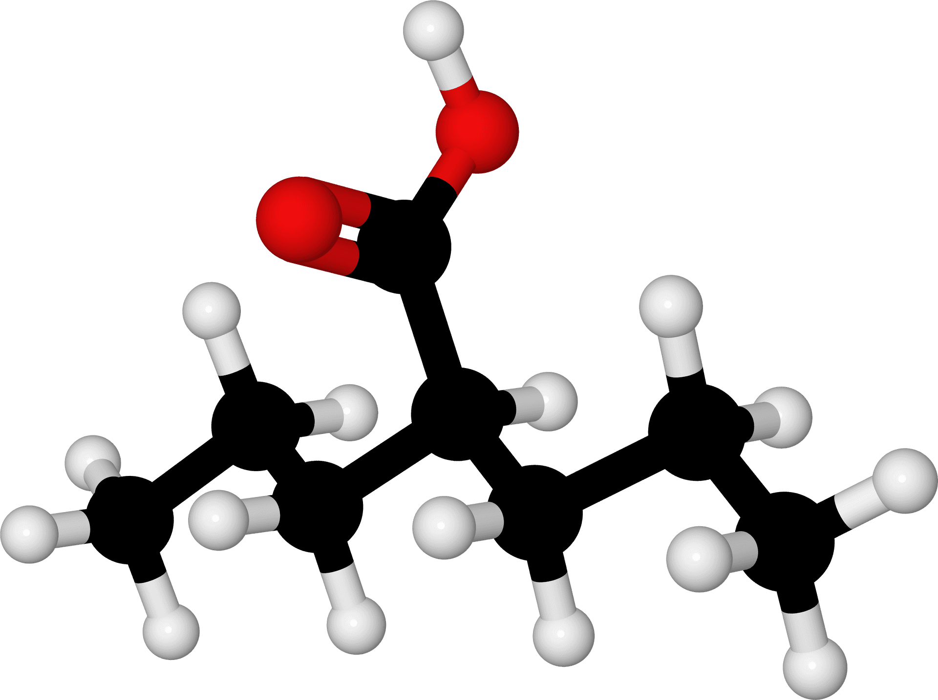 Acetic Acid Molecular Structure PNG Image