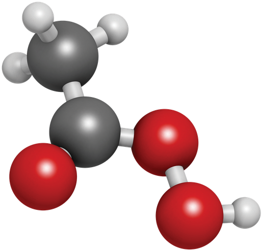 Acetic Acid Molecule3 D Model PNG Image