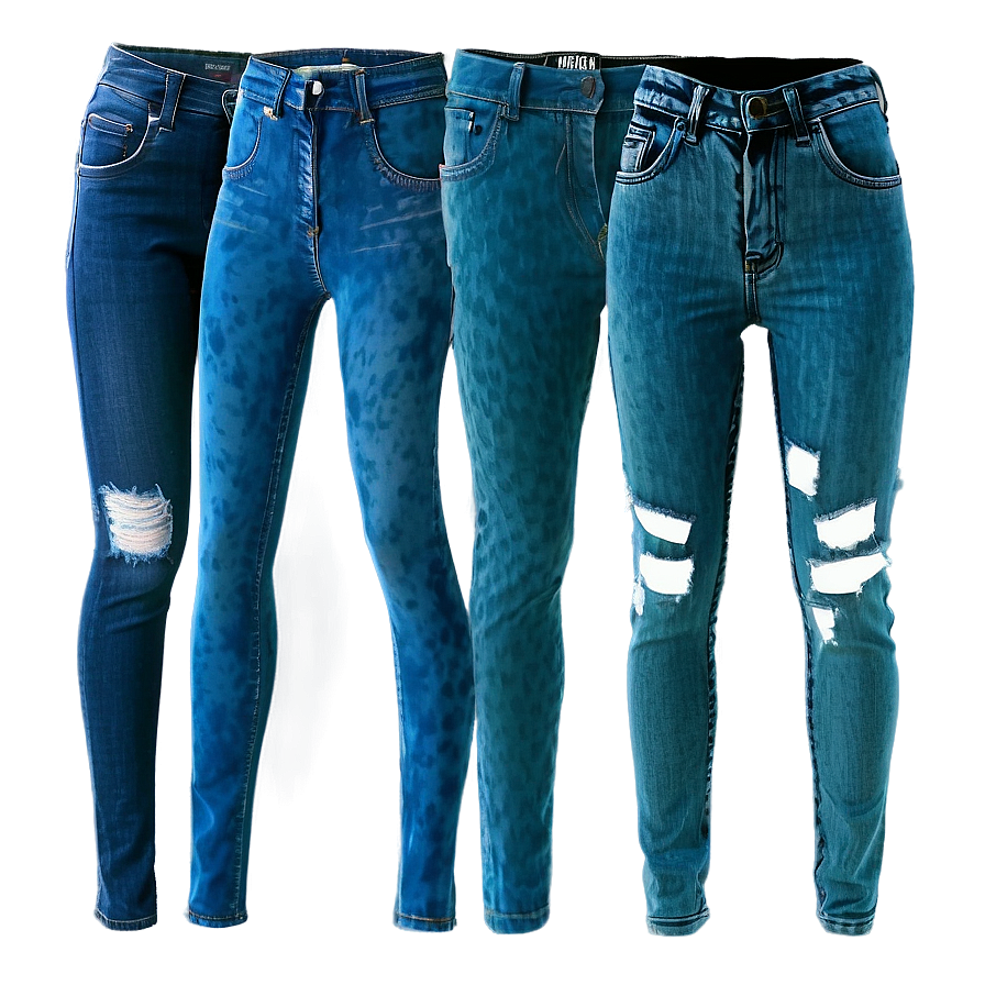 Acid Wash Skinny Jeans Png 24 PNG Image