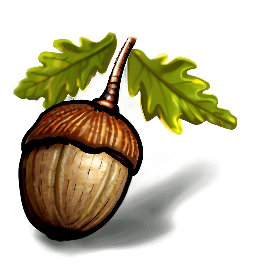 Acorn Illustration Png Peh7 PNG Image