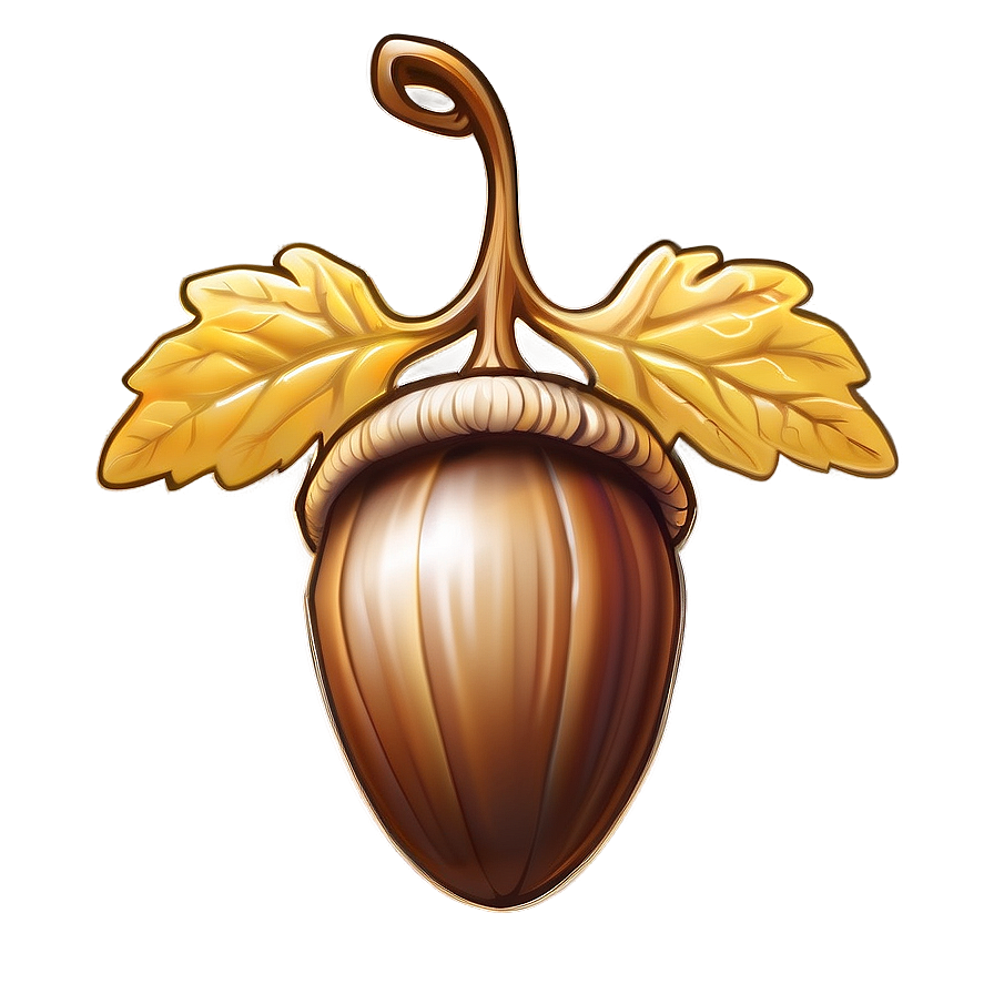 Acorn Outline Png Xrx80 PNG Image