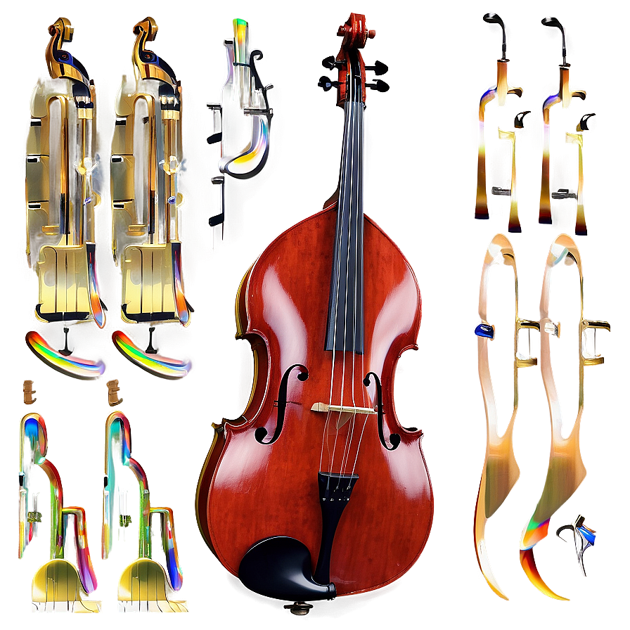 Acoustic Double Bass Png Jxk19 PNG Image