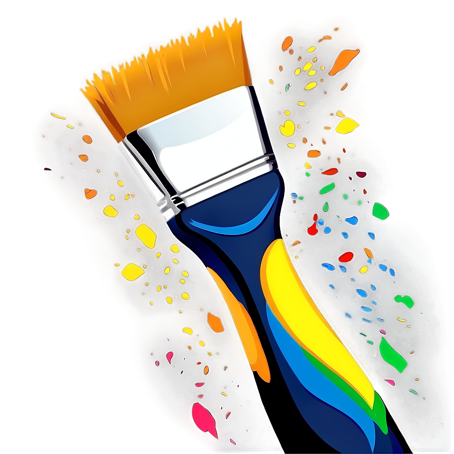 Acrylic Paint Brush Png Cky60 PNG Image