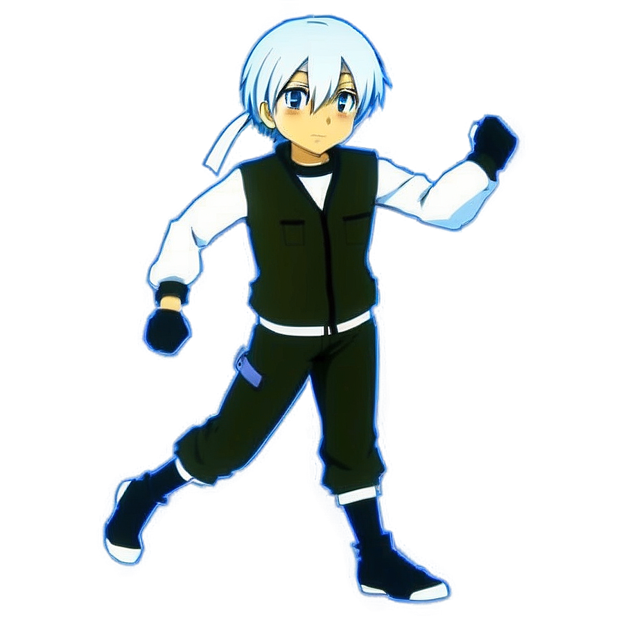 Action Pose Anime Character Png Xak79 PNG Image