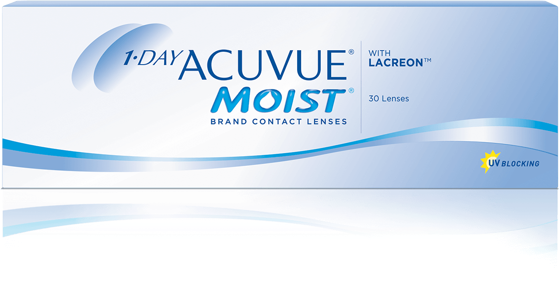 Acuvue Moist Contact Lenses Packaging PNG Image