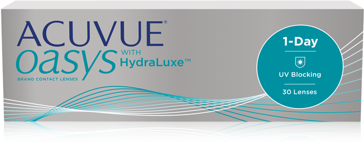 Acuvue Oasys Hydra Luxe Contact Lenses Box PNG Image