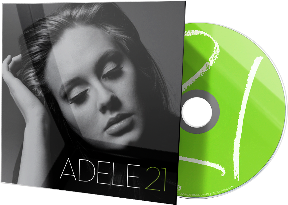 Adele21 Album Coverand C D PNG Image