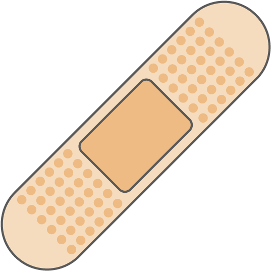 Adhesive Bandage Vector Illustration PNG Image