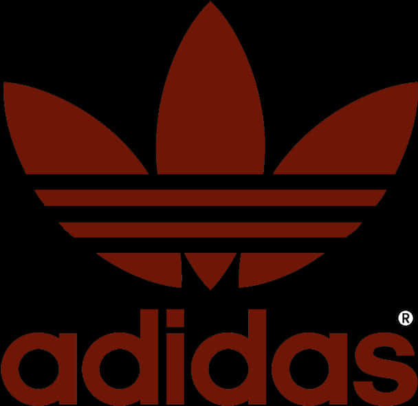 Adidas Trefoil Logo Dark Background PNG Image