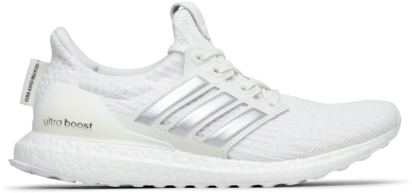 Adidas Ultra Boost Running Shoe White PNG Image