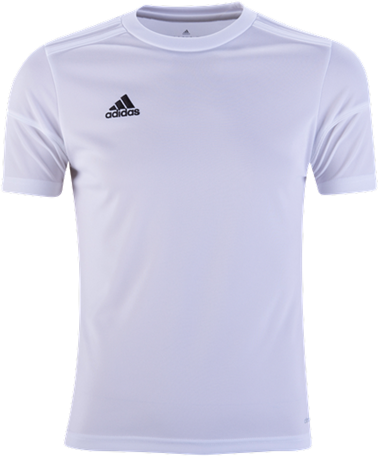 Adidas White Soccer Jersey PNG Image