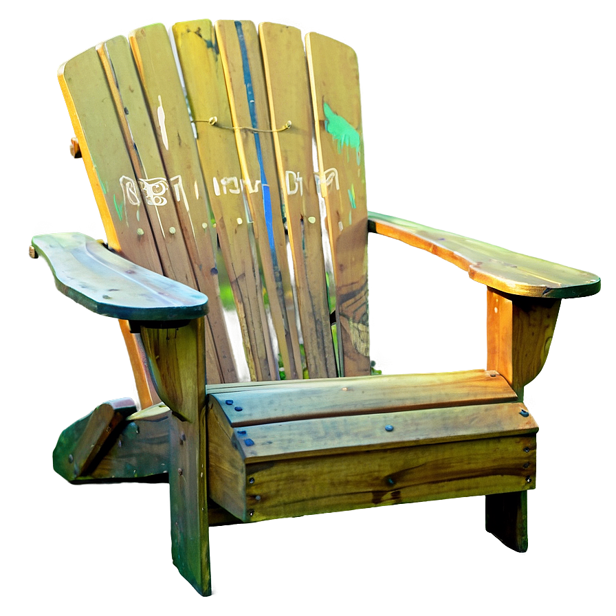 Adirondack Chair With Ottoman Png Uja PNG Image