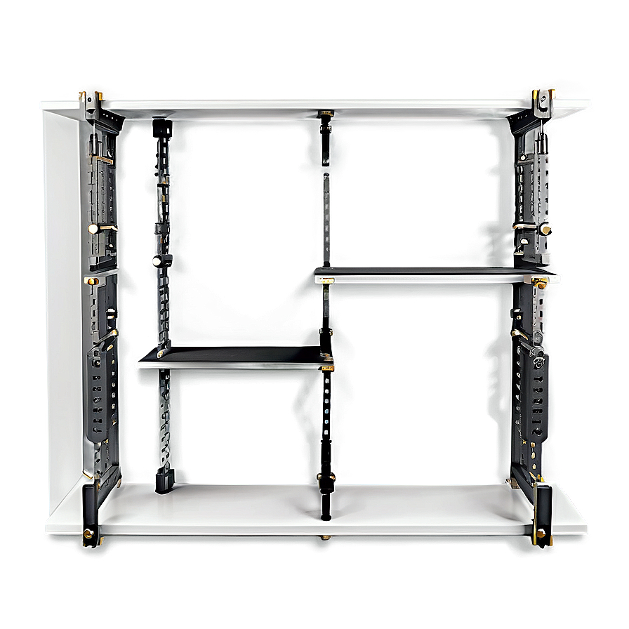 Adjustable Wall Shelf System Png 13 PNG Image