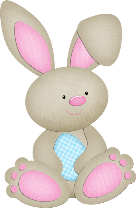 Adorable Cartoon Bunny PNG Image