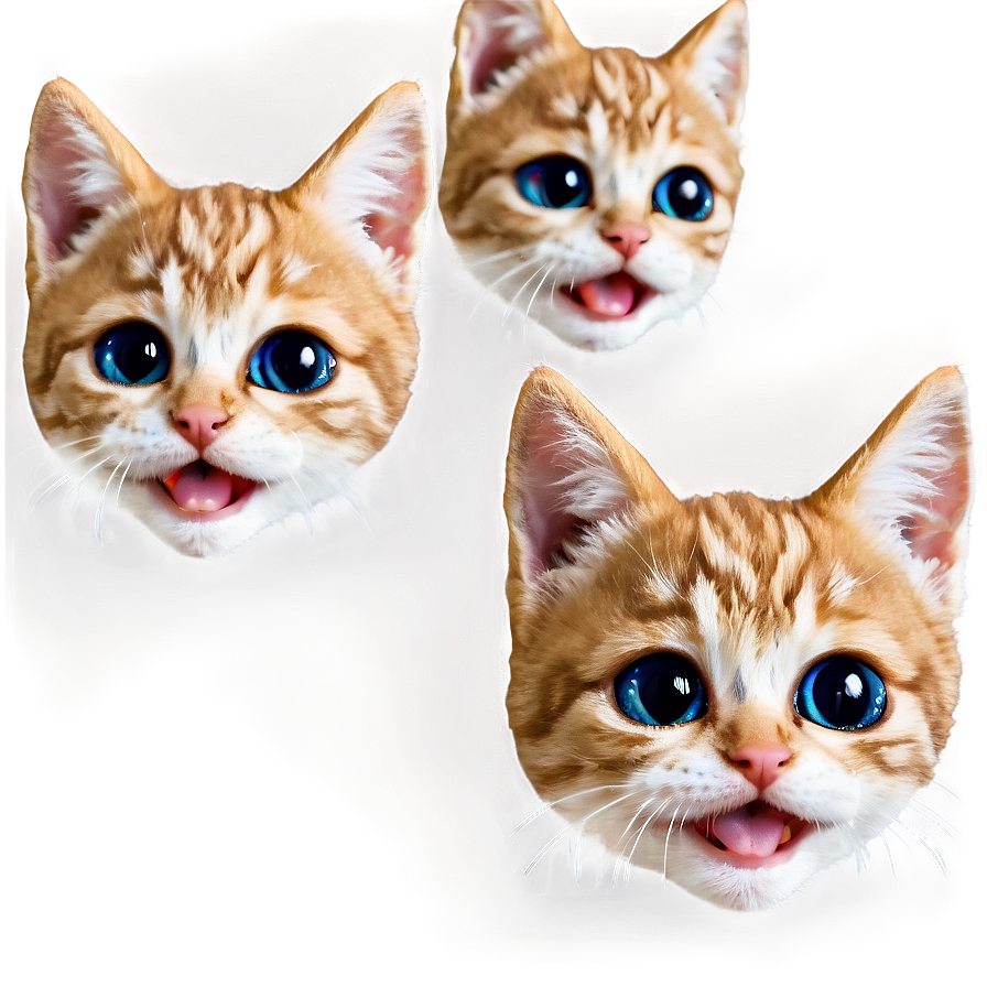 Adorable Crying Kitten Png Awr38 PNG Image