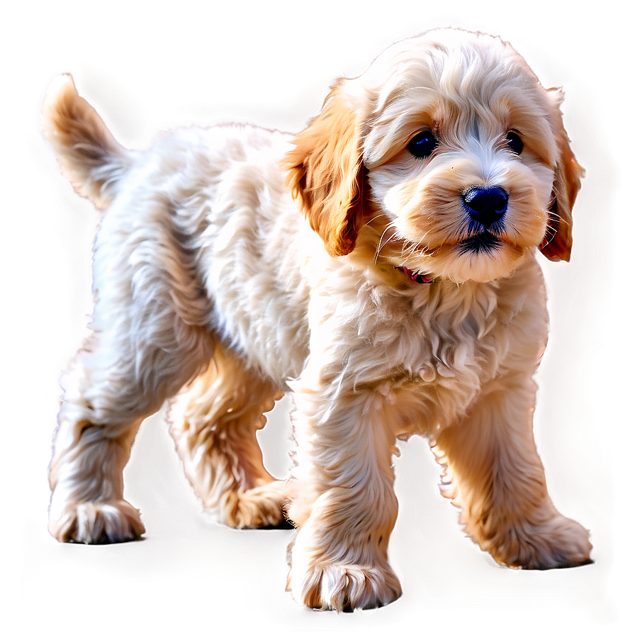 Adorable Goldendoodle Puppy Png 06262024 PNG Image