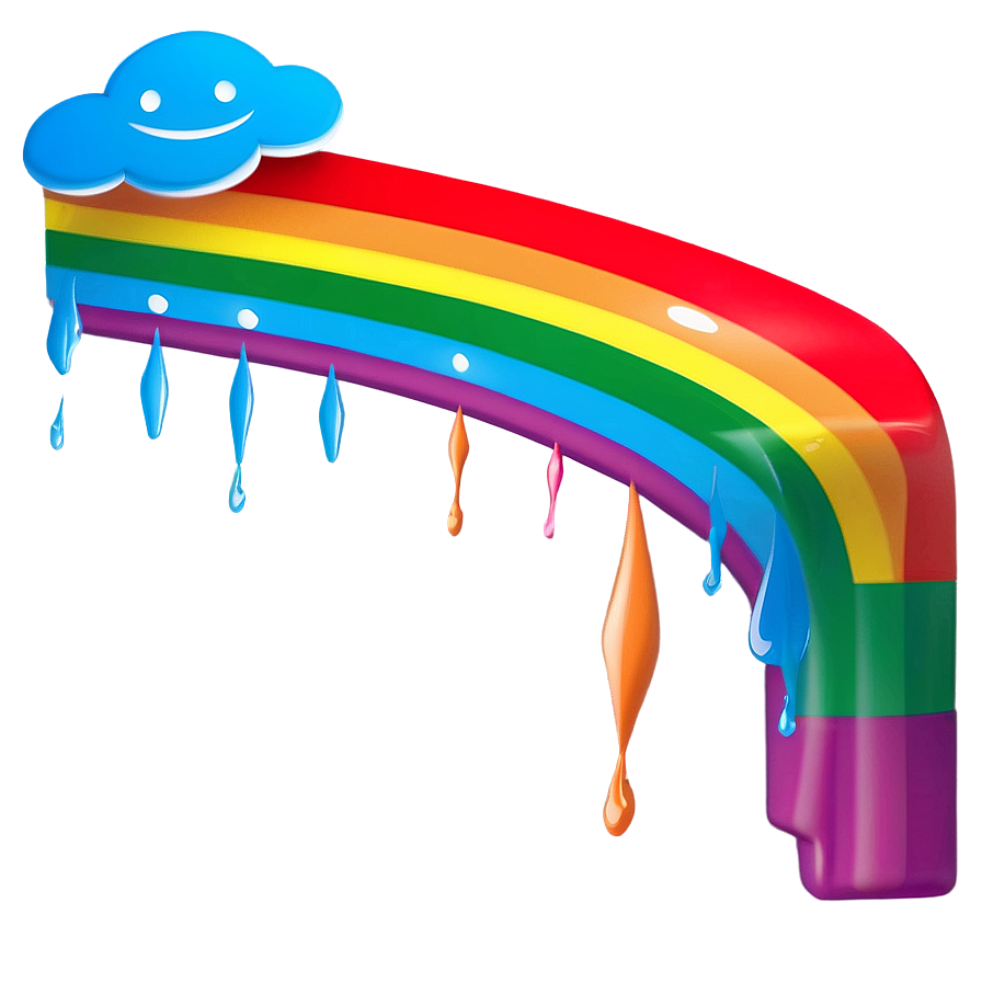 Adorable Rainbow Emoji Png Kuj PNG Image