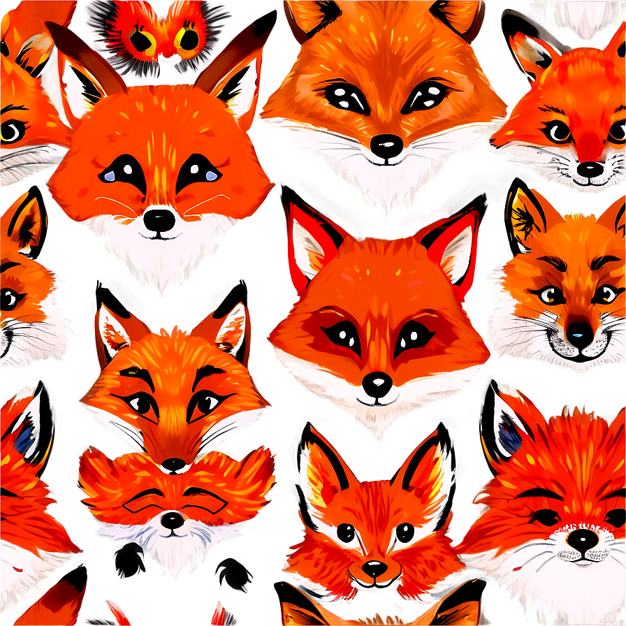 Adorable Red Fox Png Qqc PNG Image