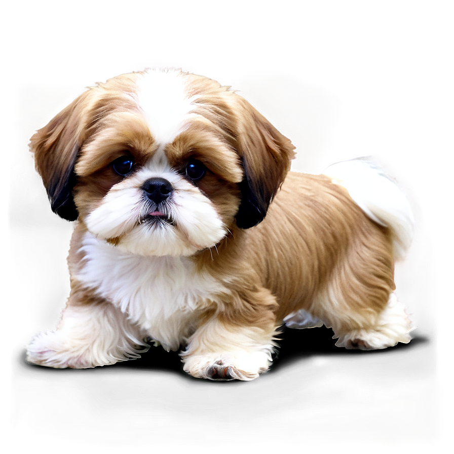 Adorable Shih Tzu Breed Png Obl PNG Image