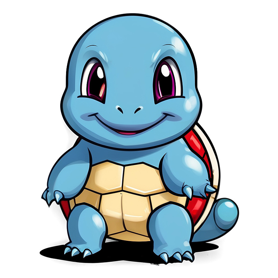 Adorable Squirtle Drawing Png Kpa PNG Image