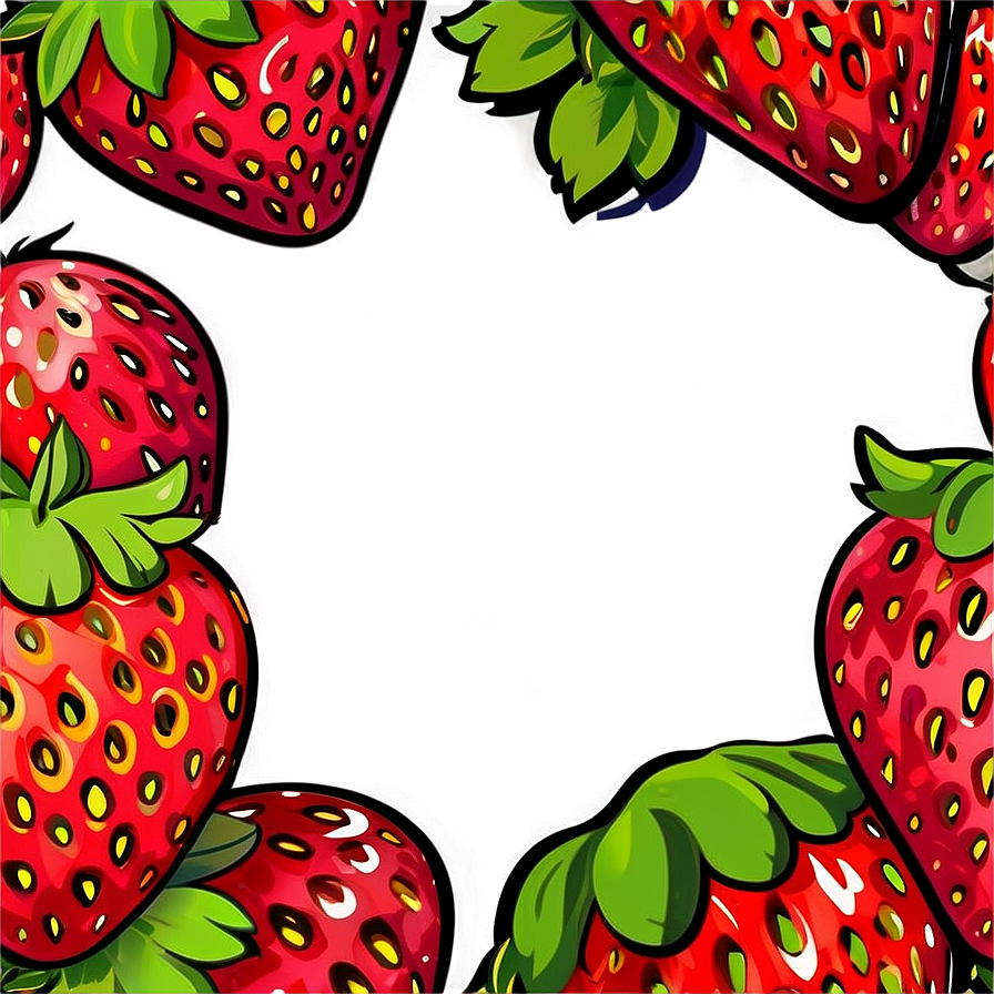 Adorable Strawberry Clipart Png Wkw PNG Image