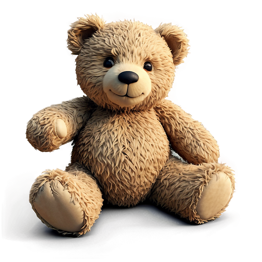 Adorable Teddy Bear Illustration Png 06282024 PNG Image