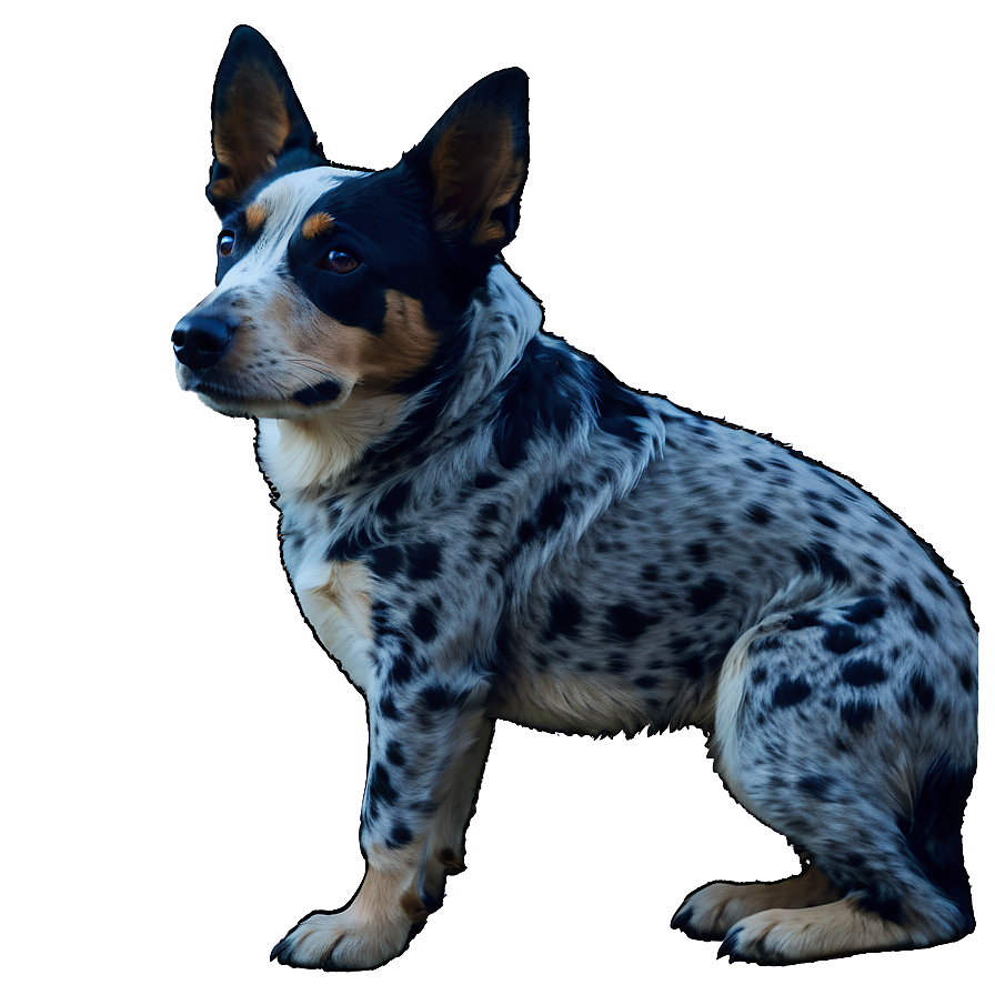 Adult Blue Heeler Portrait Png Pro79 PNG Image