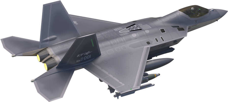 Advanced Stealth Jet Fighter K F X PNG Image