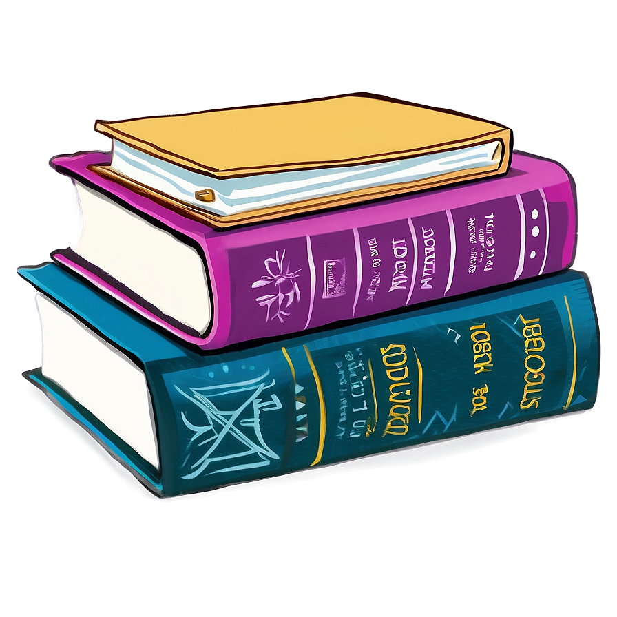 Adventure Books Pile Png Vuc PNG Image