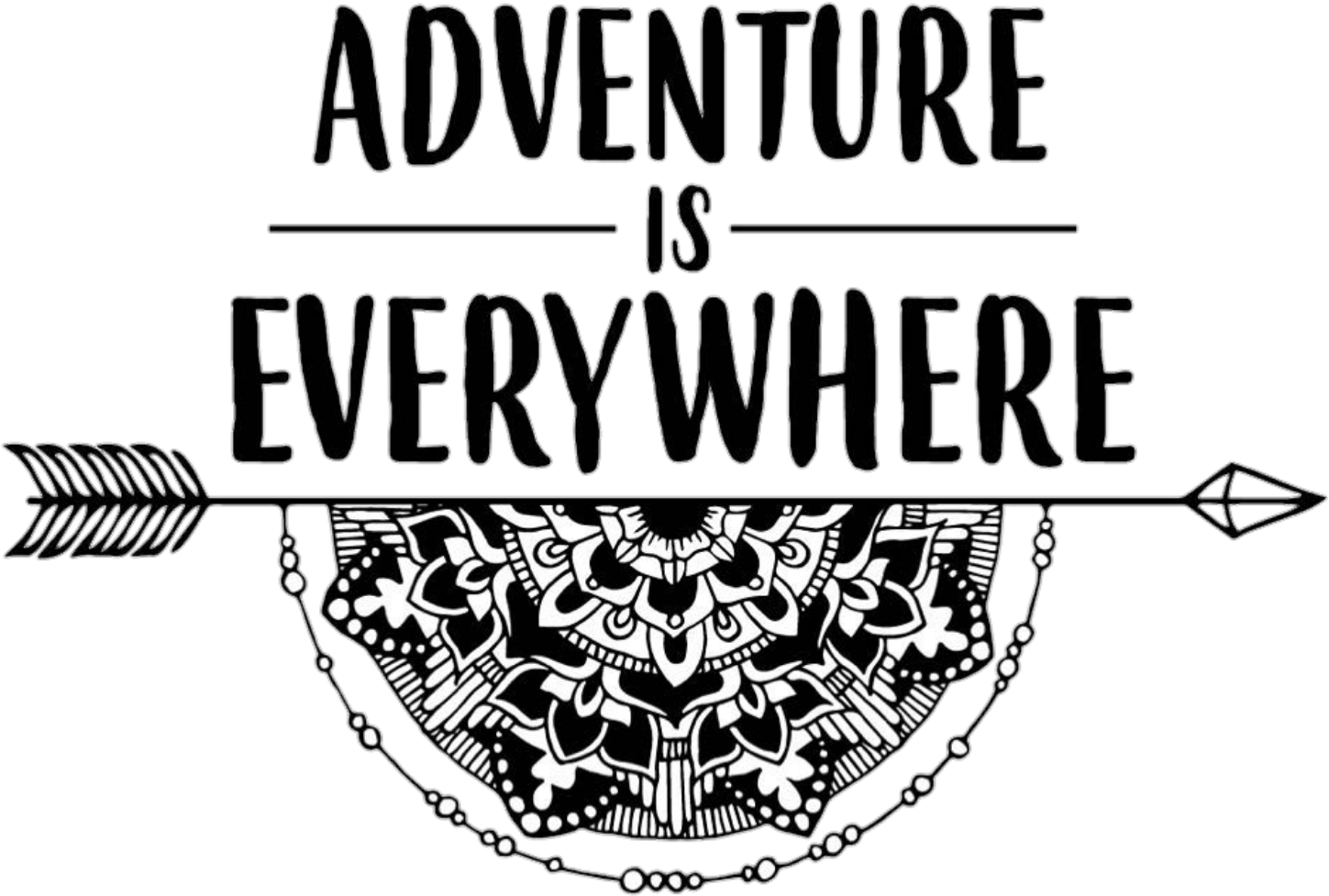 Adventure Inspired Arrow Graphic PNG Image