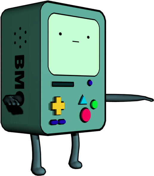 Adventure Time Animated Character B M O PNG Image