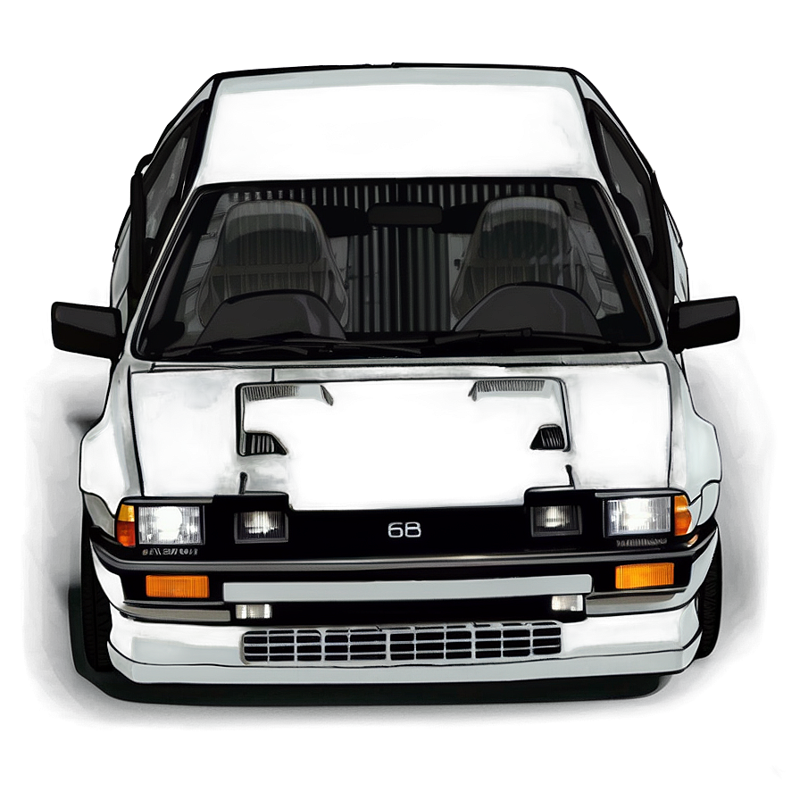 Ae86 Silhouette Png Sjy PNG Image