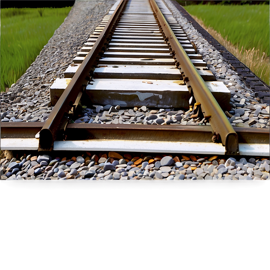 Aerial Railroad Tracks Crossing Png Yvl PNG Image