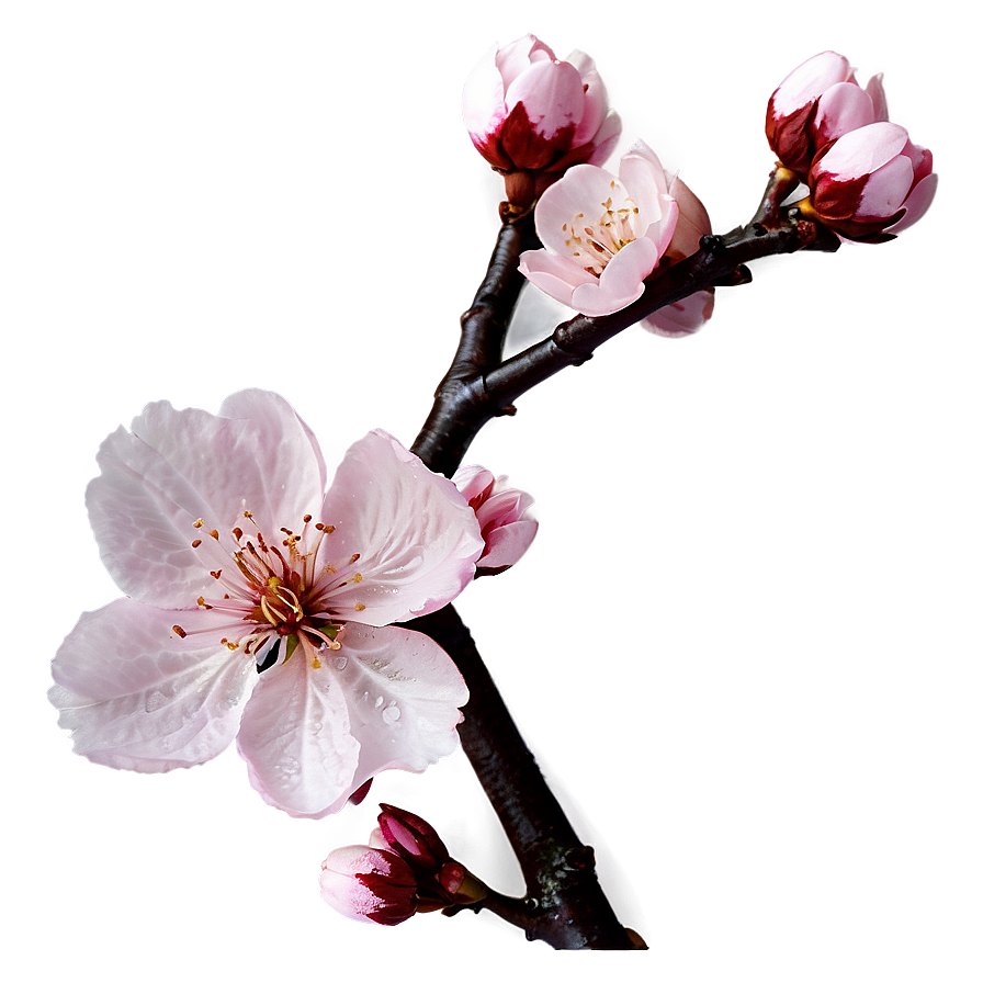 Aesthetic Cherry Blossom Png 06112024 PNG Image