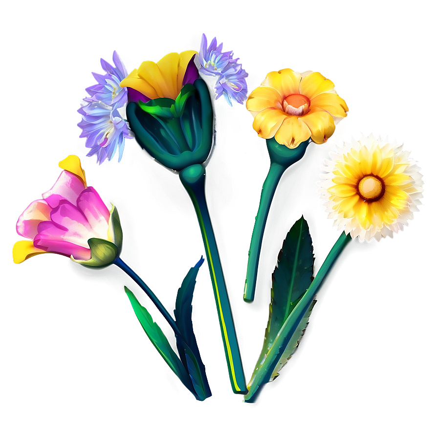 Aesthetic Flowers Icon Png 06282024 PNG Image