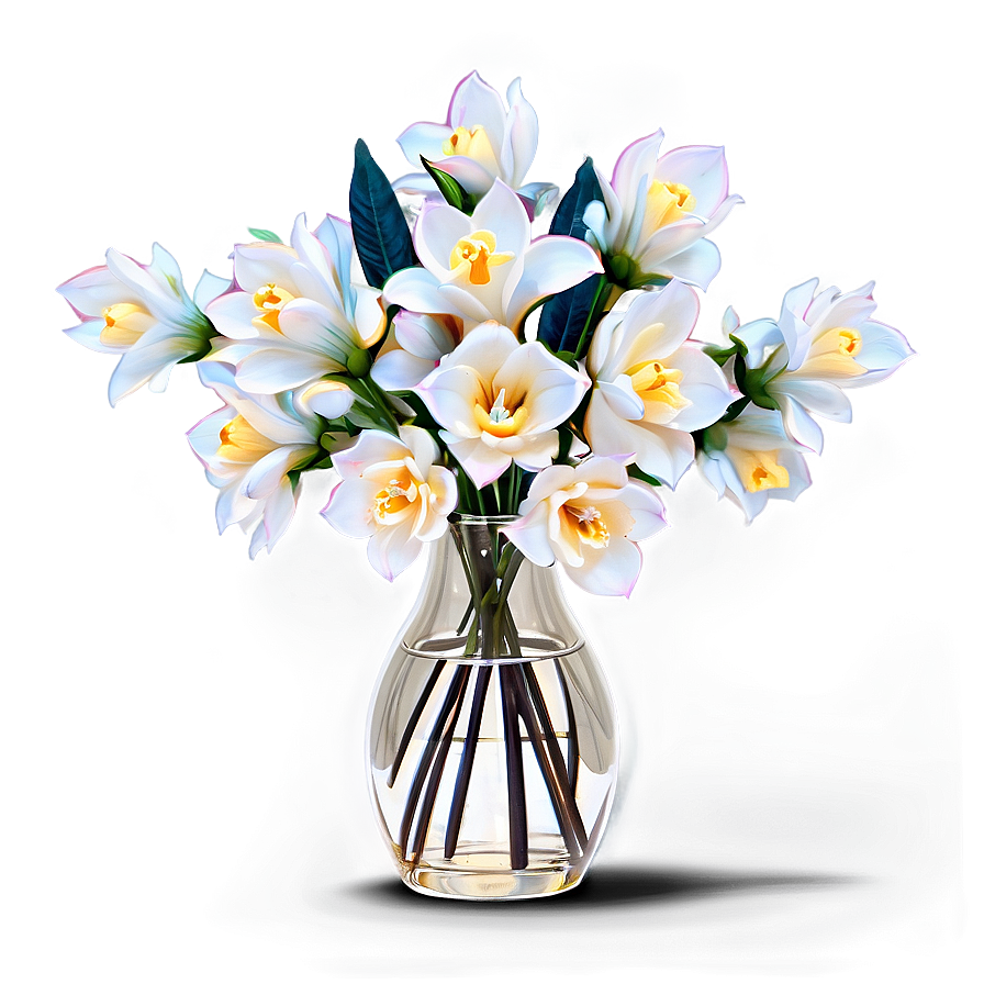 Aesthetic Flowers In Vase Png 53 PNG Image