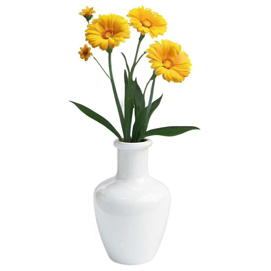 Aesthetic Flowers In Vase Png Xcy3 PNG Image