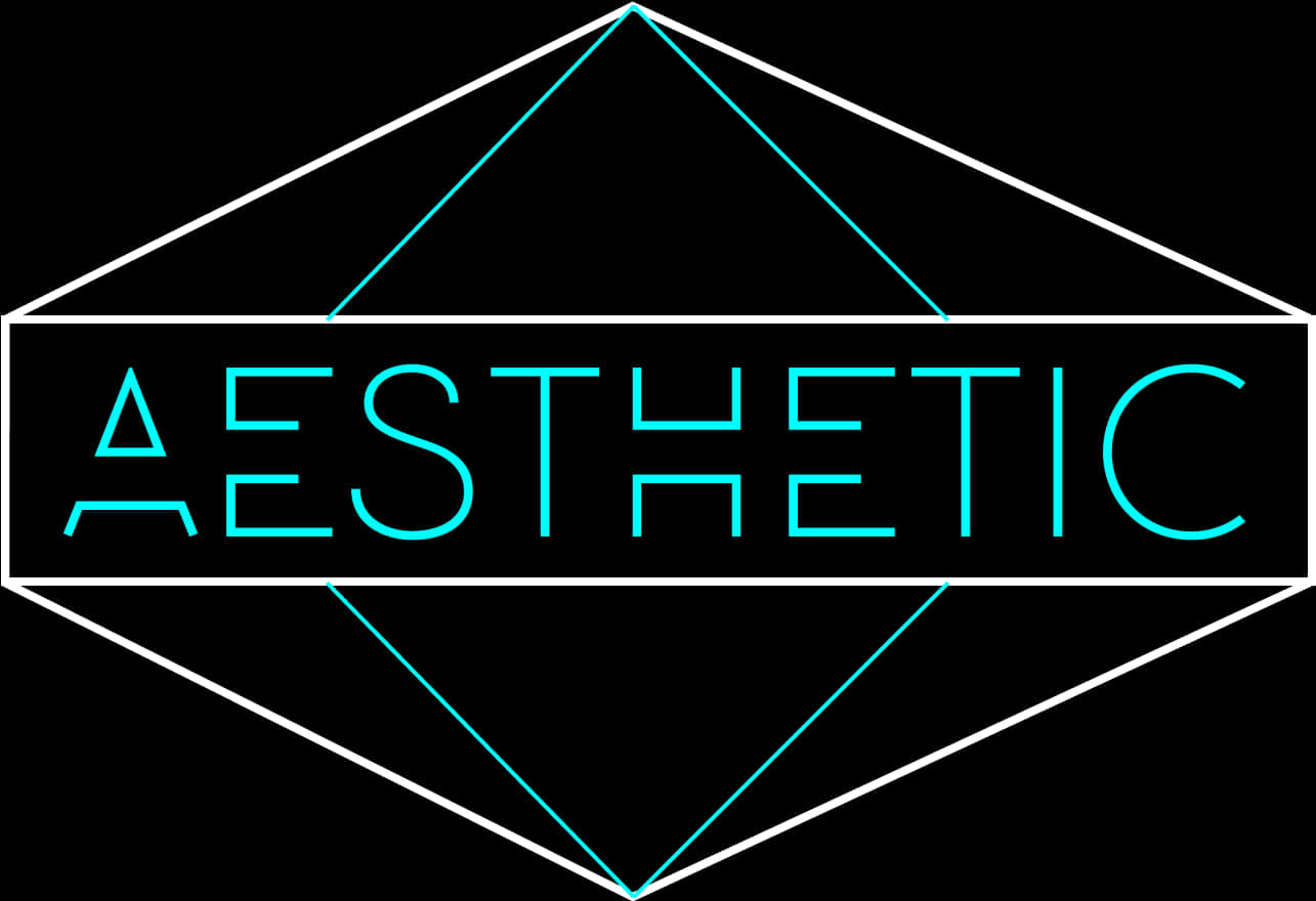 Aesthetic Neon Outline Graphic PNG Image