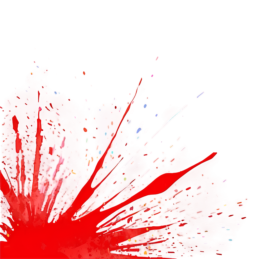 Aesthetic Red Splatter Png Kcx PNG Image