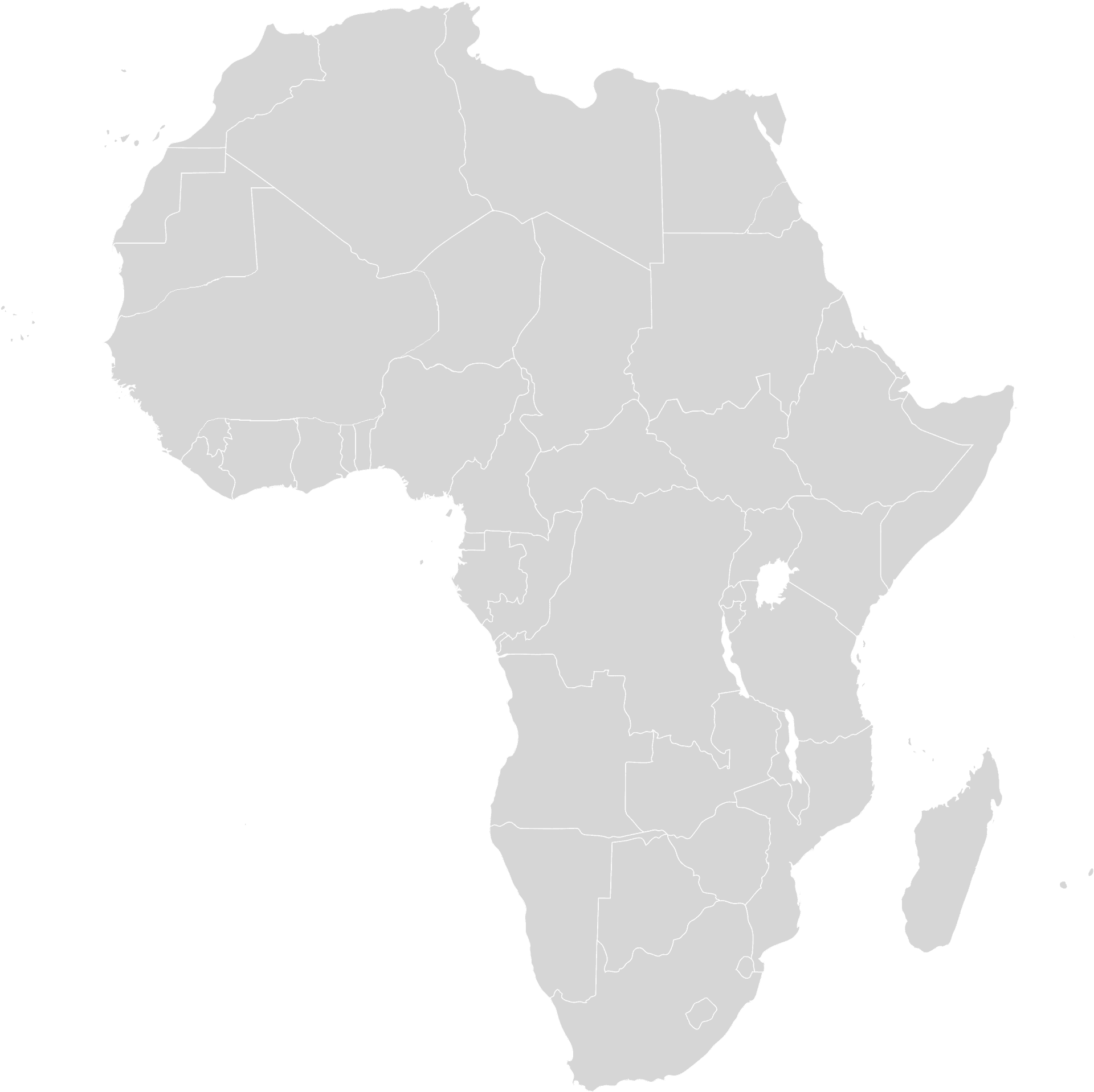 Africa Map Mauritius Location PNG Image