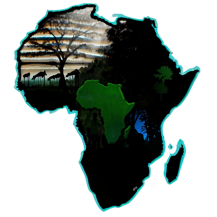 Africa Outline Wallpaper Png 06262024 PNG Image