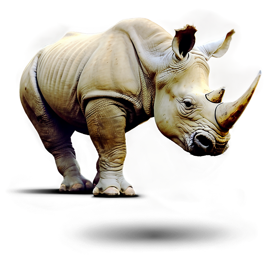 African Rhino Silhouette Png Wdf PNG Image