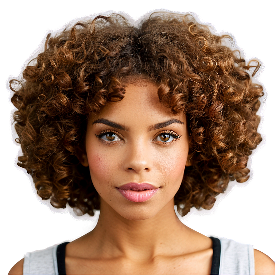 Afro Perm Transformation Png Qdq PNG Image