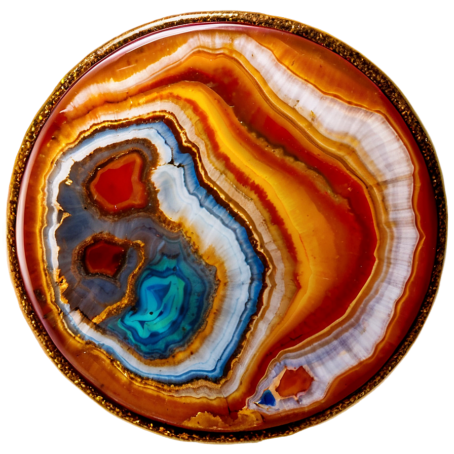 Agate Gemstone Coaster Png 9 PNG Image