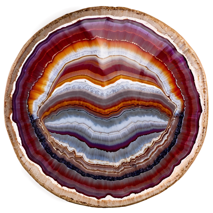 Agate Gemstone Coaster Png Clf66 PNG Image